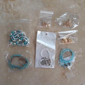 Ankle Bracelets - New - Set of 7